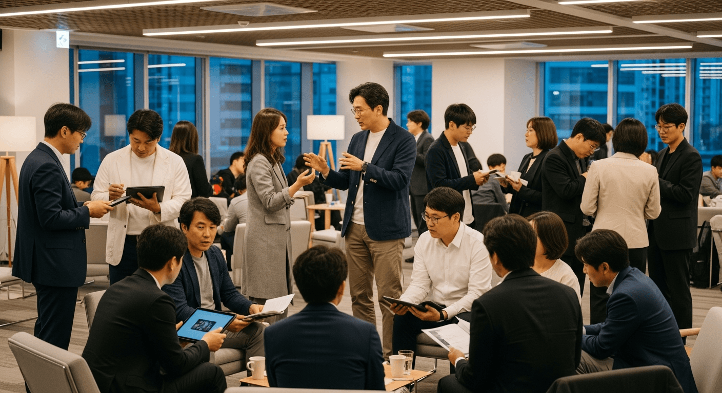 OTT 플랫폼 별 드라마 제작 현장의 스태프들