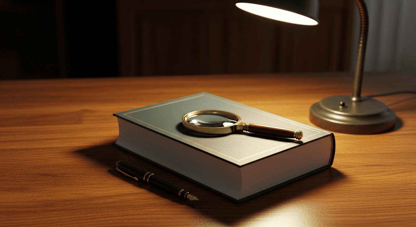 법전과 돋보기, 펜이 놓인 책상 — 노동자성 판단 기준