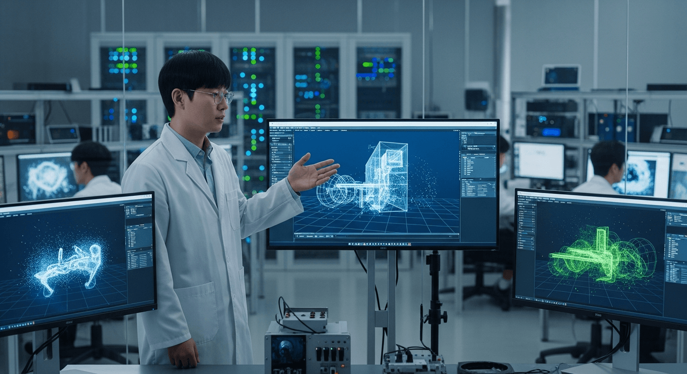 ETRI NAB 2026 AI VFX 자동 생성 기술 시연 장면